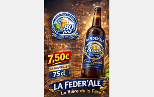 Vente de Bière - La Fédér'Ale / 80 ans de l'EST Centrale