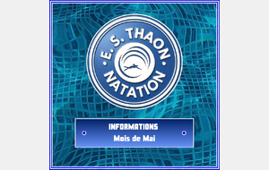 Informations - Mois de mai